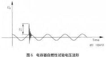 電容器自燃性試驗電壓波形