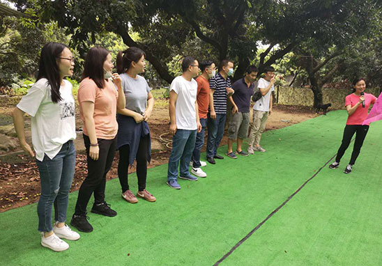 “挑戰(zhàn)自我，凝聚力量，熔煉一流團(tuán)隊(duì)” 廣東優(yōu)科檢測戶外拓展活動